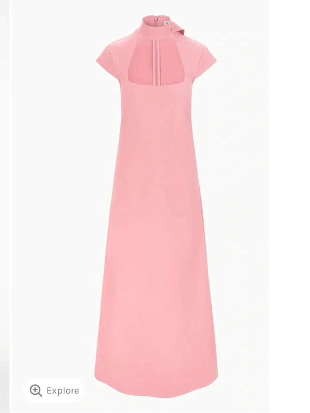 STAUD INGRID DRESS | ROSEWATER - Picture 6 of 11